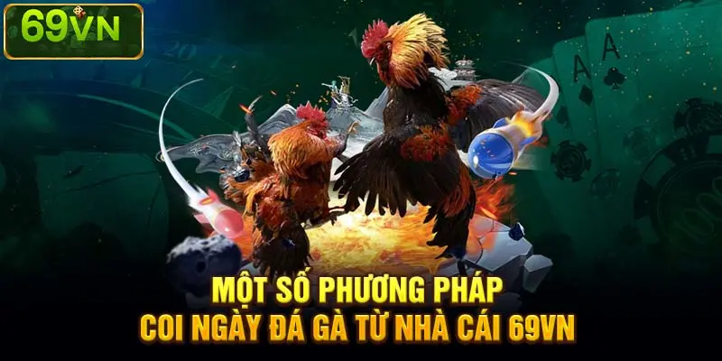 MỘT SỐ PHƯƠNG PHÁP COI NGÀY ĐÁ GÀ TỪ NHÀ CÁI 69VN