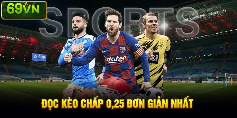 Kèo Chấp 0.25 Là Gì? Cách Tính Tiền Cược Kèo Chuẩn Xác Nhất