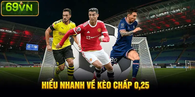 HIỂU NHANH VỀ KÈO CHẤP 0.25